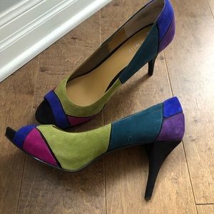 Stunning Suede Peeptoes